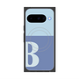 プレミアムスクエアケース with Pixelsnap［ オリジナル - initial two tone - B blue ］
