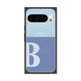 プレミアムスクエアケース with Pixelsnap［ オリジナル - initial two tone - B blue ］