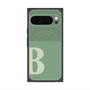 プレミアムスクエアケース with Pixelsnap［ オリジナル - initial two tone - B green ］