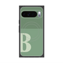 プレミアムスクエアケース with Pixelsnap［ オリジナル - initial two tone - B green ］