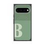 プレミアムスクエアケース with Pixelsnap［ オリジナル - initial two tone - B green ］