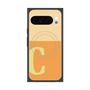 プレミアムスクエアケース with Pixelsnap［ オリジナル - initial two tone - C orange ］