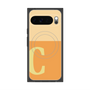 プレミアムスクエアケース with Pixelsnap［ オリジナル - initial two tone - C orange ］