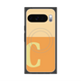 プレミアムスクエアケース with Pixelsnap［ オリジナル - initial two tone - C orange ］