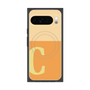 プレミアムスクエアケース with Pixelsnap［ オリジナル - initial two tone - C orange ］