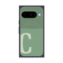 プレミアムスクエアケース with Pixelsnap［ オリジナル - initial two tone - C green ］