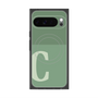 プレミアムスクエアケース with Pixelsnap［ オリジナル - initial two tone - C green ］