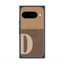 プレミアムスクエアケース with Pixelsnap［ オリジナル - initial two tone - D brown ］