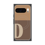 プレミアムスクエアケース with Pixelsnap［ オリジナル - initial two tone - D brown ］