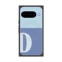 プレミアムスクエアケース with Pixelsnap［ オリジナル - initial two tone - D blue ］