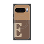 プレミアムスクエアケース with Pixelsnap［ オリジナル - initial two tone - E brown ］
