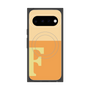 プレミアムスクエアケース with Pixelsnap［ オリジナル - initial two tone - F orange ］