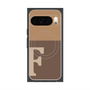 プレミアムスクエアケース with Pixelsnap［ オリジナル - initial two tone - F brown ］