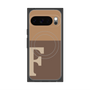 プレミアムスクエアケース with Pixelsnap［ オリジナル - initial two tone - F brown ］
