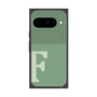 プレミアムスクエアケース with Pixelsnap［ オリジナル - initial two tone - F green ］