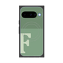プレミアムスクエアケース with Pixelsnap［ オリジナル - initial two tone - F green ］