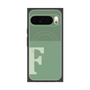 プレミアムスクエアケース with Pixelsnap［ オリジナル - initial two tone - F green ］