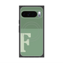 プレミアムスクエアケース with Pixelsnap［ オリジナル - initial two tone - F green ］