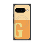 プレミアムスクエアケース with Pixelsnap［ オリジナル - initial two tone - G orange ］