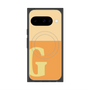 プレミアムスクエアケース with Pixelsnap［ オリジナル - initial two tone - G orange ］