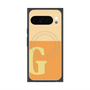 プレミアムスクエアケース with Pixelsnap［ オリジナル - initial two tone - G orange ］