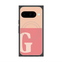 プレミアムスクエアケース with Pixelsnap［ オリジナル - initial two tone - G pink ］