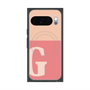 プレミアムスクエアケース with Pixelsnap［ オリジナル - initial two tone - G pink ］