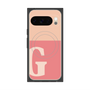 プレミアムスクエアケース with Pixelsnap［ オリジナル - initial two tone - G pink ］