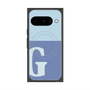 プレミアムスクエアケース with Pixelsnap［ オリジナル - initial two tone - G blue ］