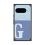 プレミアムスクエアケース with Pixelsnap［ オリジナル - initial two tone - G blue ］