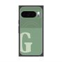プレミアムスクエアケース with Pixelsnap［ オリジナル - initial two tone - G green ］