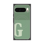 プレミアムスクエアケース with Pixelsnap［ オリジナル - initial two tone - G green ］