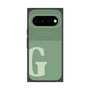 プレミアムスクエアケース with Pixelsnap［ オリジナル - initial two tone - G green ］