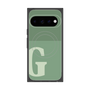 プレミアムスクエアケース with Pixelsnap［ オリジナル - initial two tone - G green ］