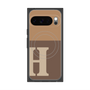 プレミアムスクエアケース with Pixelsnap［ オリジナル - initial two tone - H brown ］