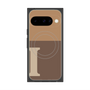 プレミアムスクエアケース with Pixelsnap［ オリジナル - initial two tone - I brown ］