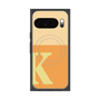 プレミアムスクエアケース with Pixelsnap［ オリジナル - initial two tone - K orange ］