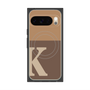プレミアムスクエアケース with Pixelsnap［ オリジナル - initial two tone - K brown ］