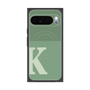プレミアムスクエアケース with Pixelsnap［ オリジナル - initial two tone - K green ］