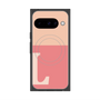 プレミアムスクエアケース with Pixelsnap［ オリジナル - initial two tone - L pink ］