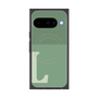 プレミアムスクエアケース with Pixelsnap［ オリジナル - initial two tone - L green ］