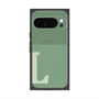 プレミアムスクエアケース with Pixelsnap［ オリジナル - initial two tone - L green ］
