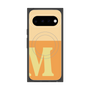 プレミアムスクエアケース with Pixelsnap［ オリジナル - initial two tone - M orange ］