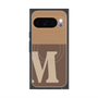 プレミアムスクエアケース with Pixelsnap［ オリジナル - initial two tone - M brown ］