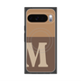 プレミアムスクエアケース with Pixelsnap［ オリジナル - initial two tone - M brown ］