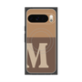 プレミアムスクエアケース with Pixelsnap［ オリジナル - initial two tone - M brown ］