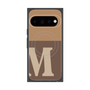 プレミアムスクエアケース with Pixelsnap［ オリジナル - initial two tone - M brown ］