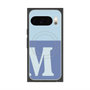 プレミアムスクエアケース with Pixelsnap［ オリジナル - initial two tone - M blue ］