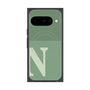 プレミアムスクエアケース with Pixelsnap［ オリジナル - initial two tone - N green ］