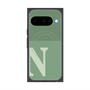 プレミアムスクエアケース with Pixelsnap［ オリジナル - initial two tone - N green ］